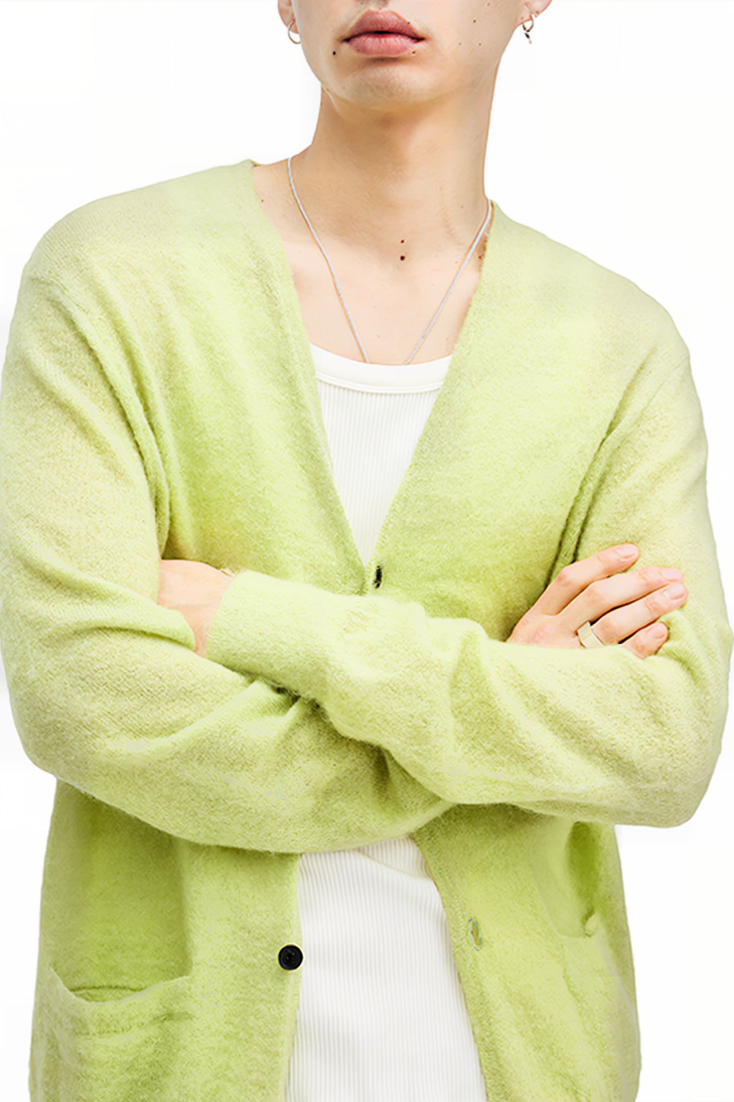 KENNEDY CARDIGAN LIGHT GREEN 5