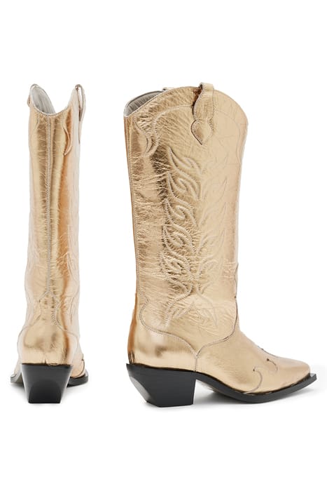 DOLLY BOOT METALLIC GOLD 4