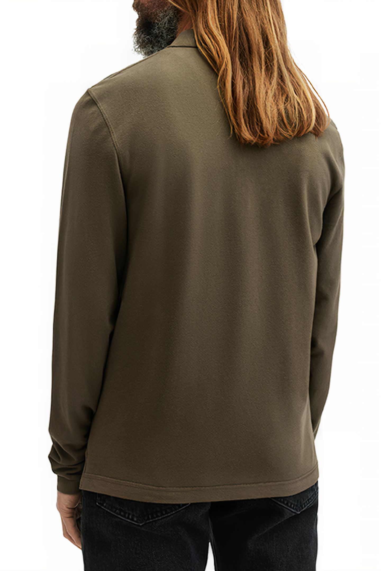 REFORM LS POLO ASH KHAKI GREEN 2