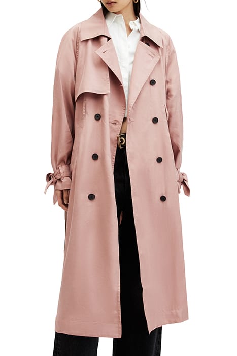 KIKKI TRENCH RICH TAN PINK 1
