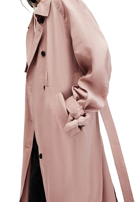 KIKKI TRENCH RICH TAN PINK 8