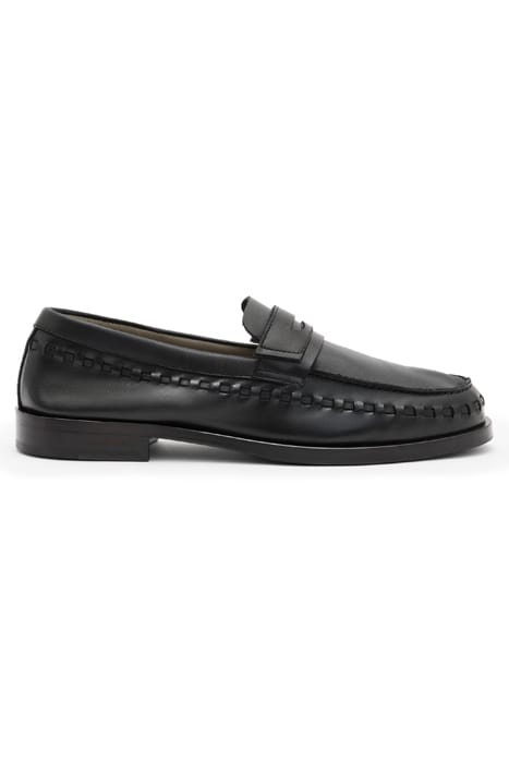 SAMMY LTHR LOAFER BLACK 1