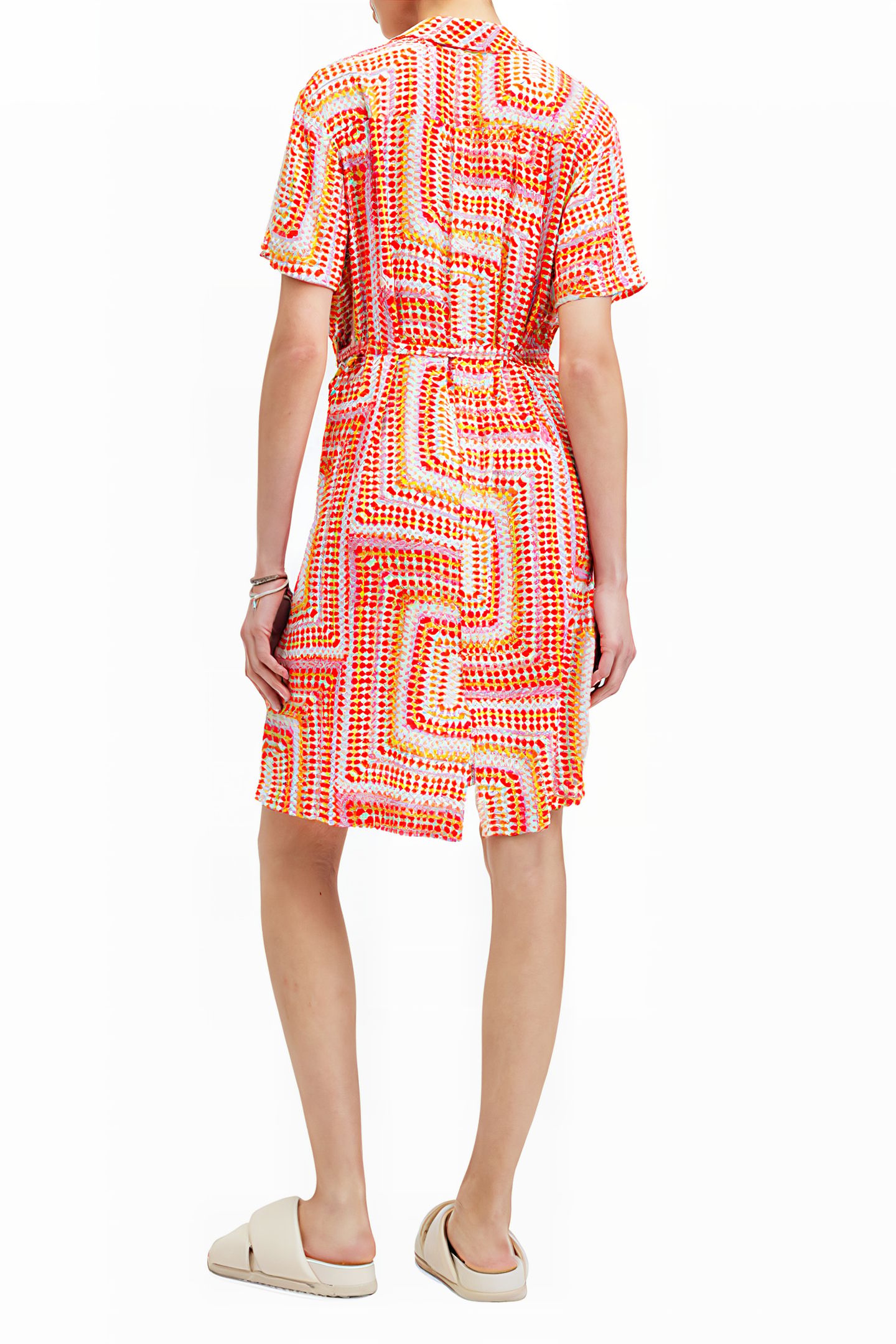 ATHEA LUISA DRESS BLOOD ORANGE 3