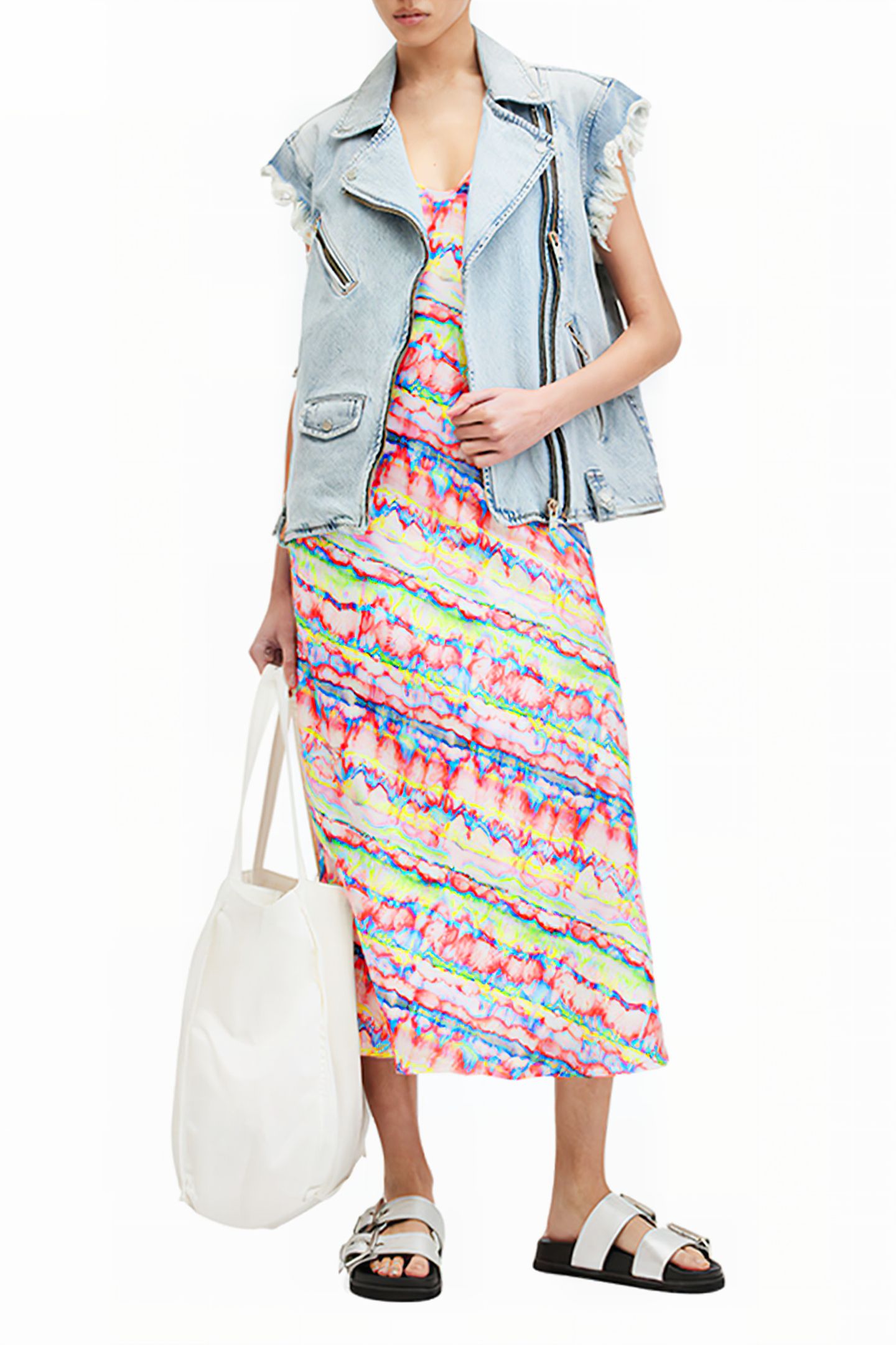 BRYONY MELISSA DRESS RAINBOW MULTI 4