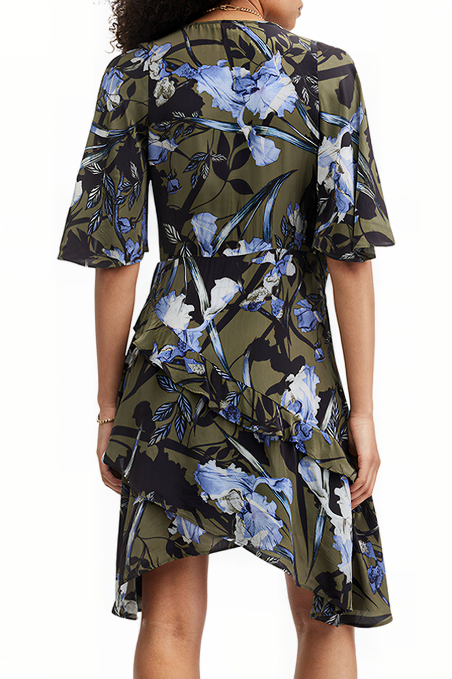 MEAGAN BATU DRESS DEEP KHAKI GREEN 2