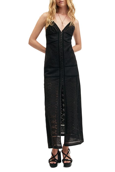 DAHLIA EMB DRESS BLACK 1