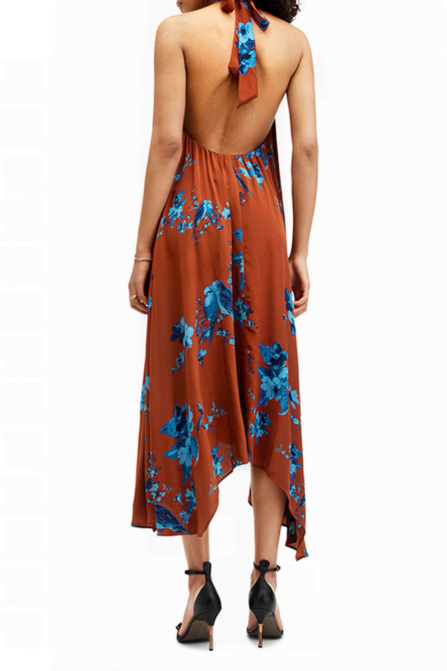 MYSTI IONA DRESS RUST RED 2