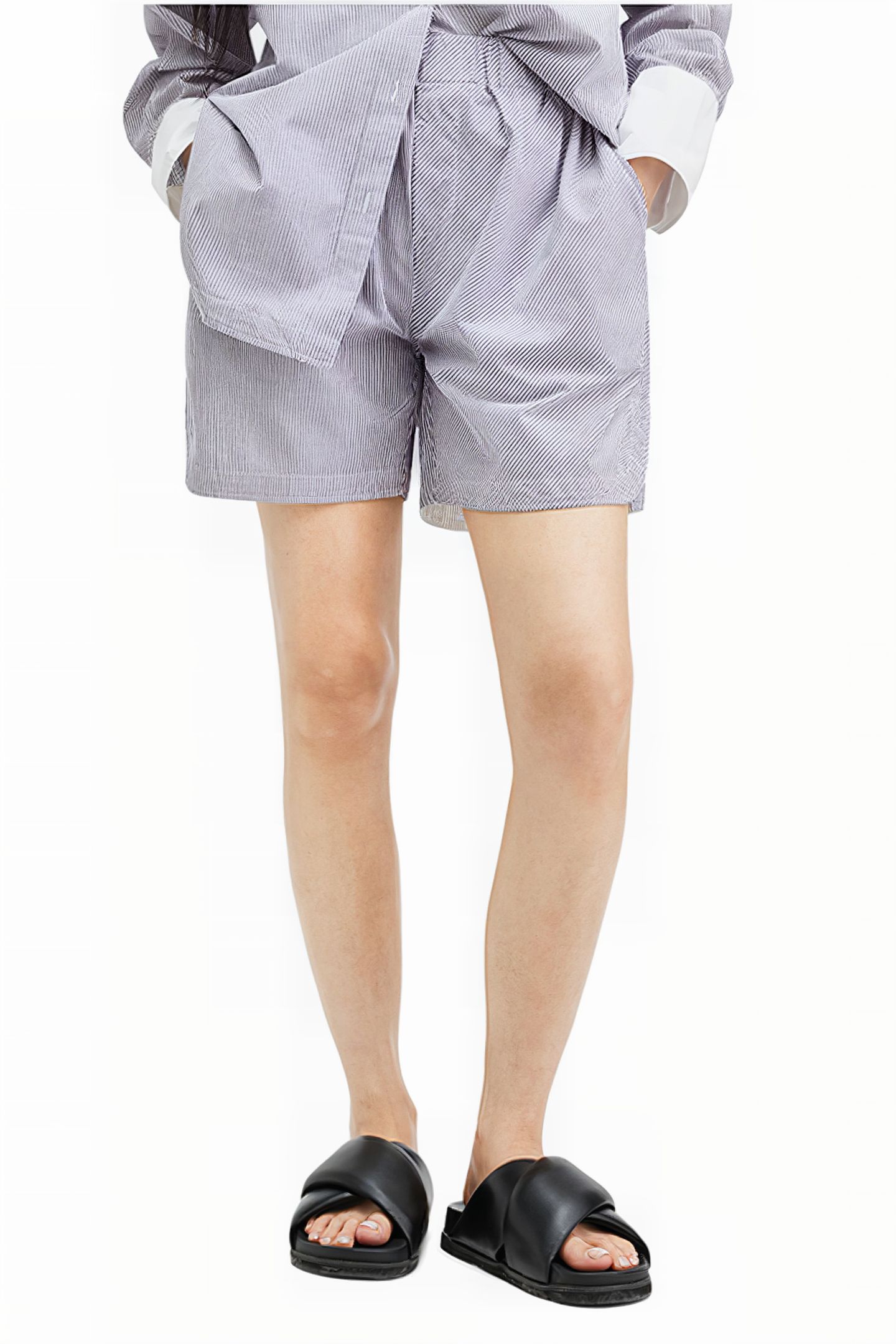 KARINA STRIPE SHORT BLUE/WHITE 1