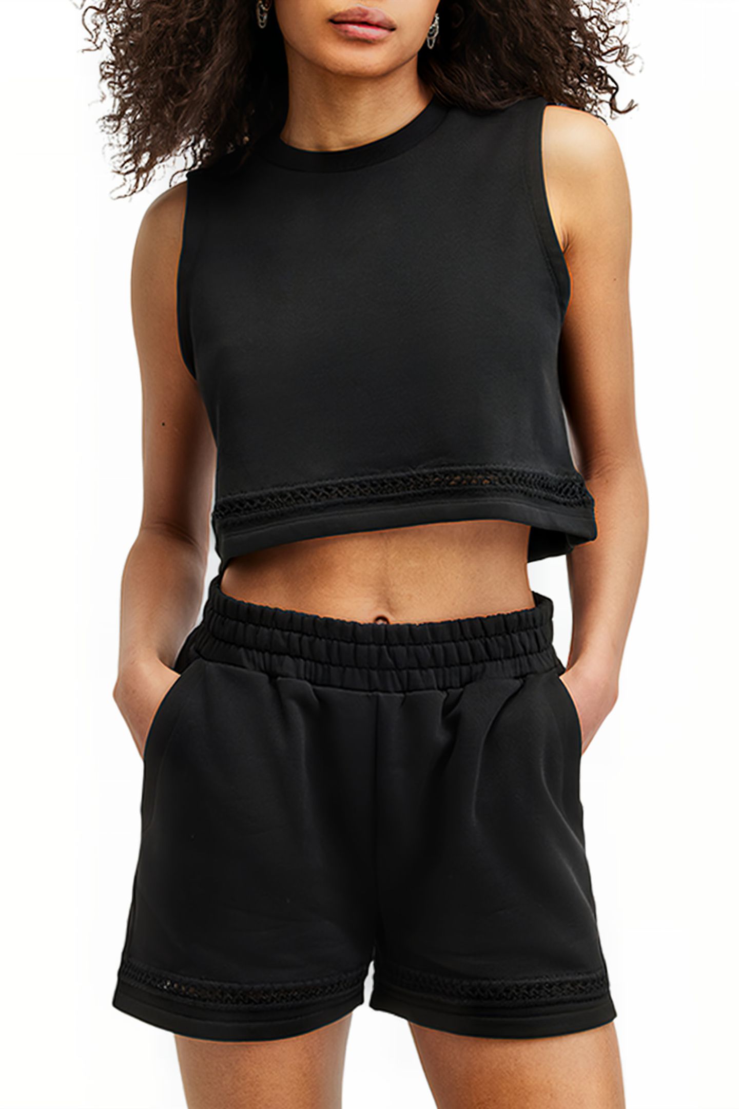 EWELINA LILA TOP BLACK 1