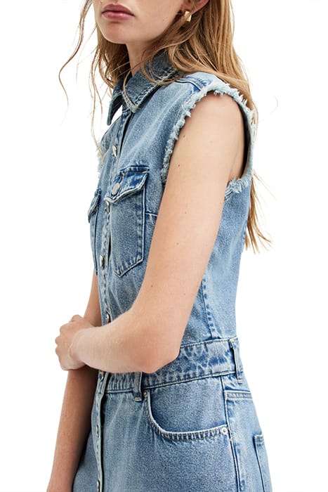 BLAIR DENIM DRESS LIGHT INDIGO 5