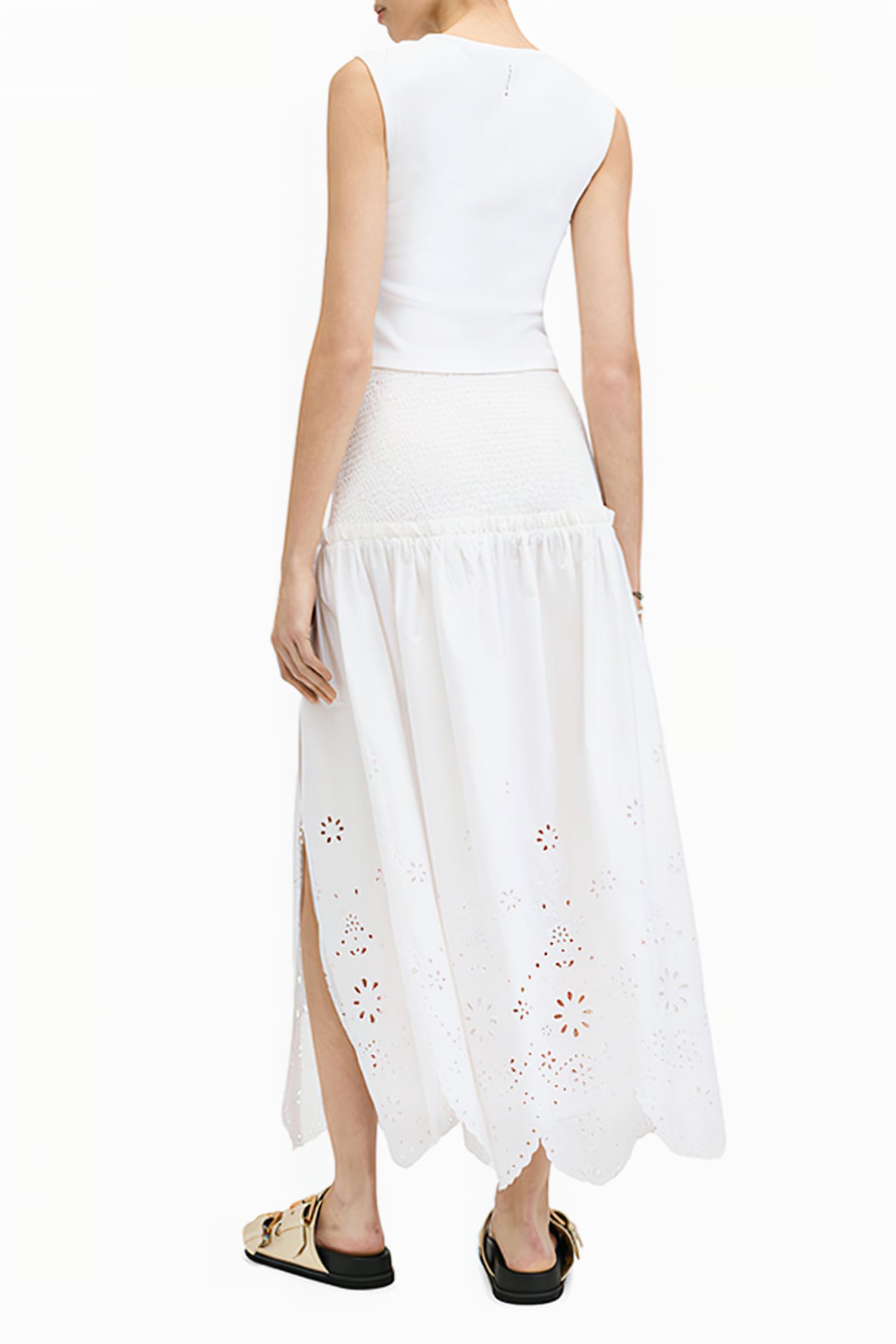 ALEX EMB SKIRT OFF WHITE 3