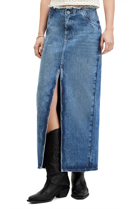 CYRA MAXI SKIRT MID INDIGO 1