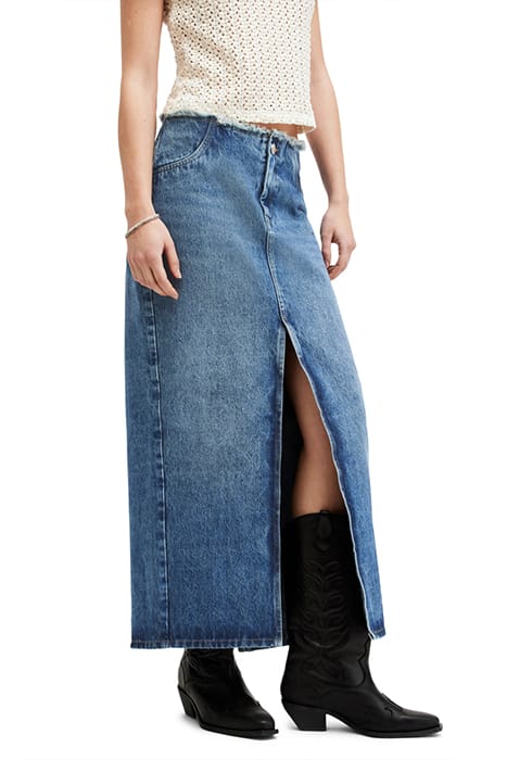 CYRA MAXI SKIRT MID INDIGO 5