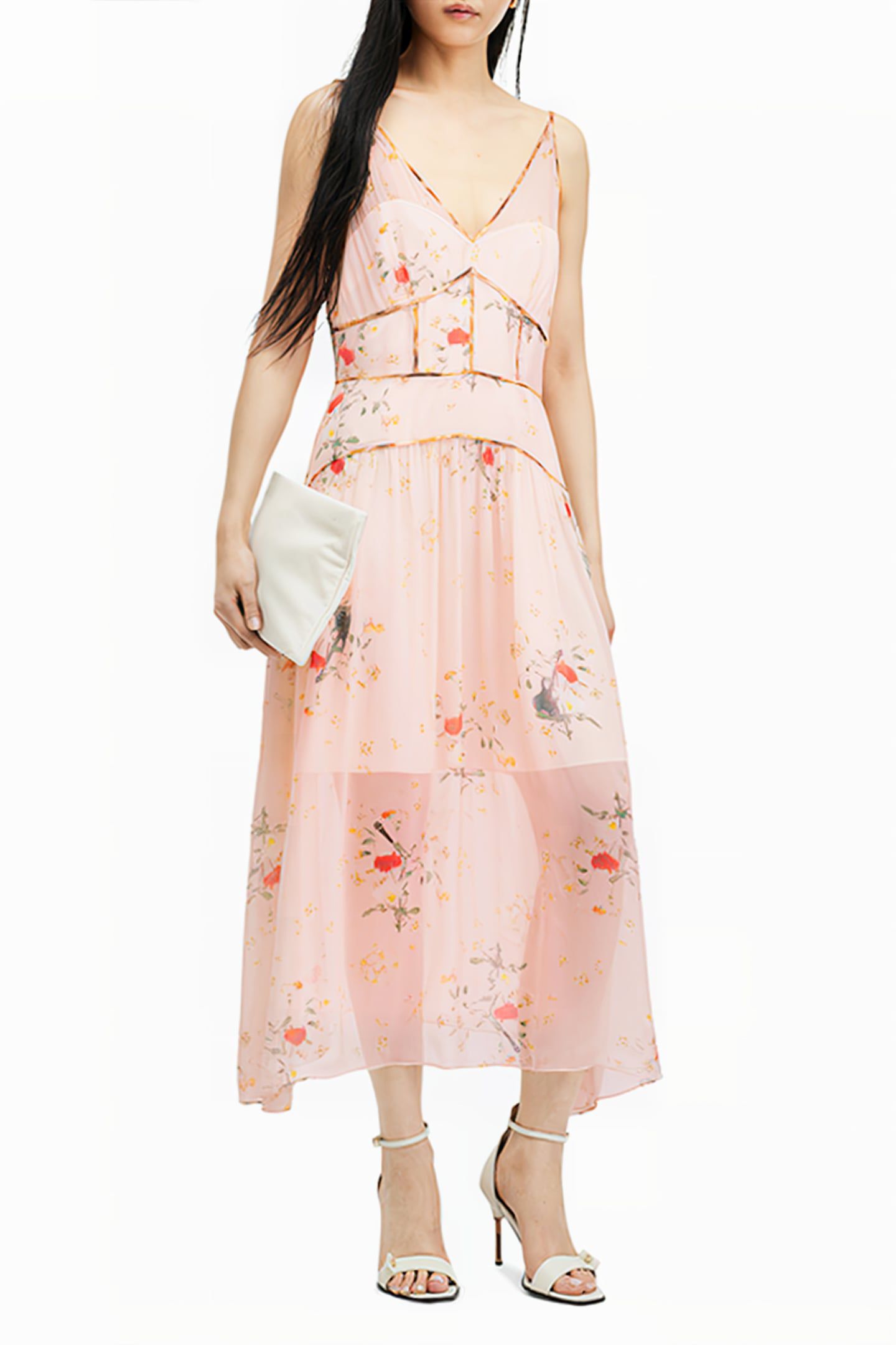 SAFFRON KORA DRESS DUSKY PINK 4