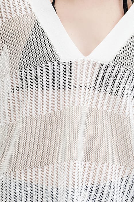 MISHA V NECK WHITE 7