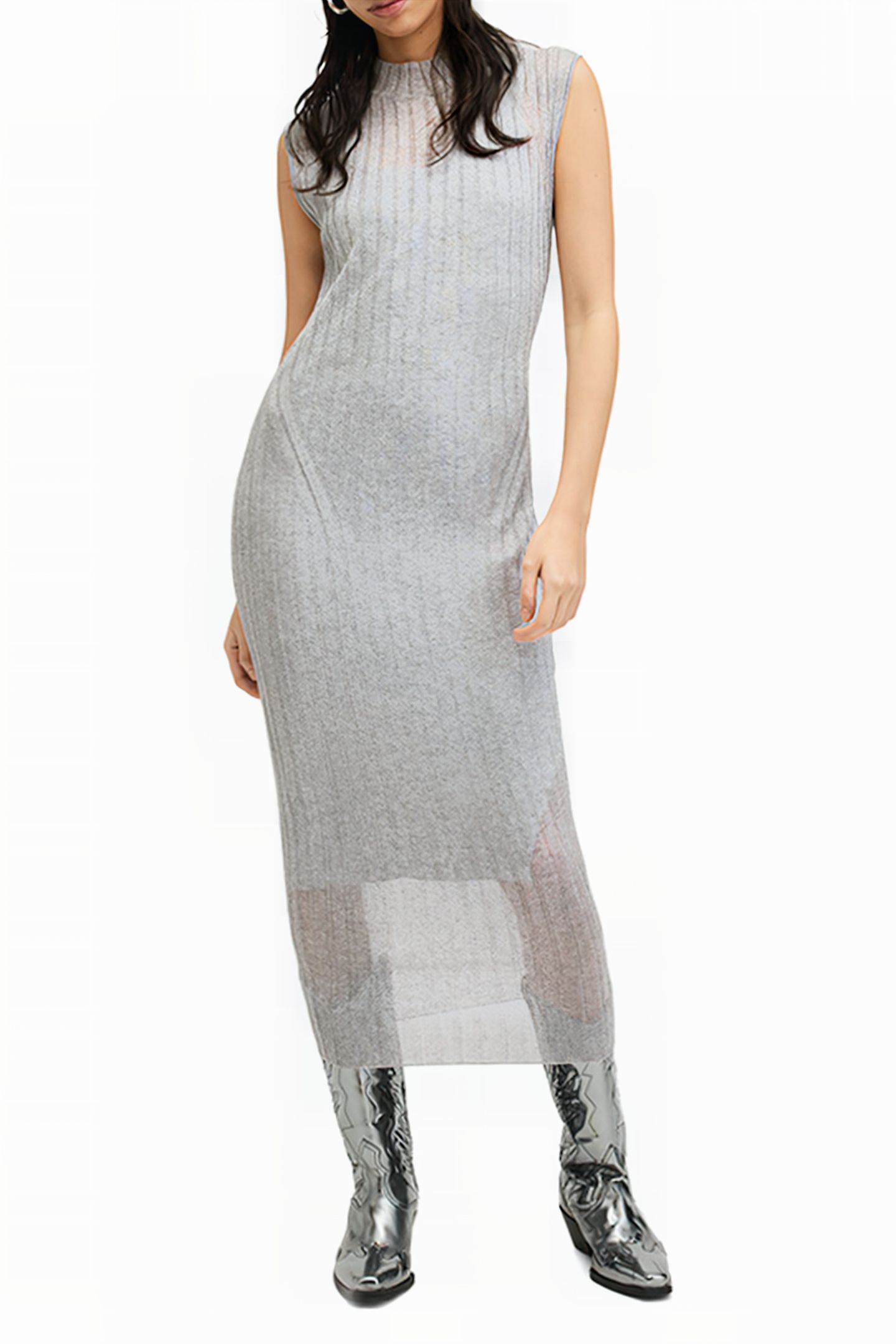 PATRICE DRESS SILVER 1