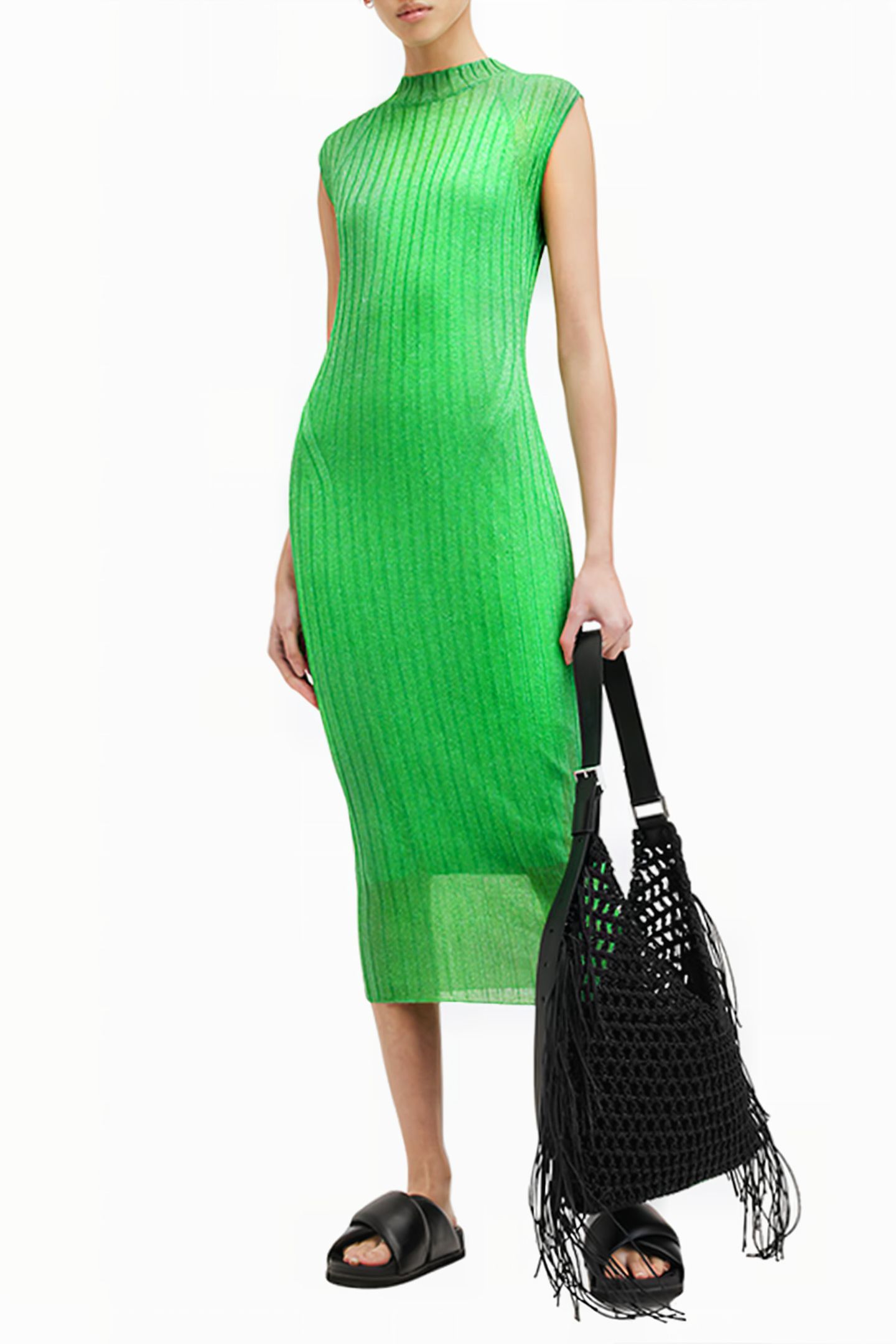 PATRICE DRESS BRIGHT GREEN 4