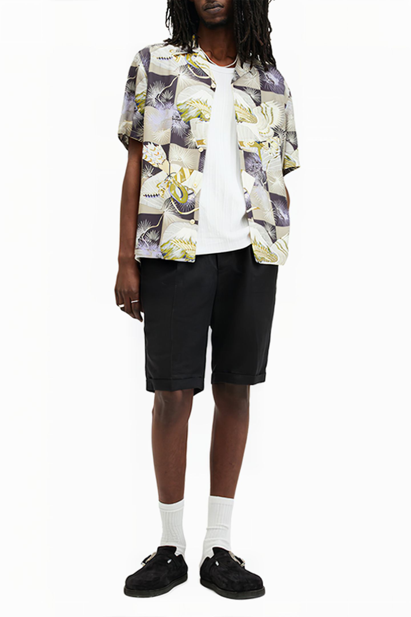 SEBASTIAN SS SHIRT MILKY GREY 2