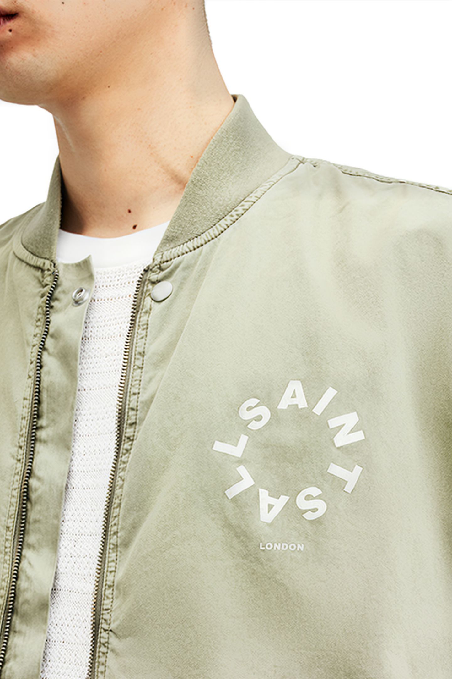 TIERRA FADED BOMBER HERB GREEN 8