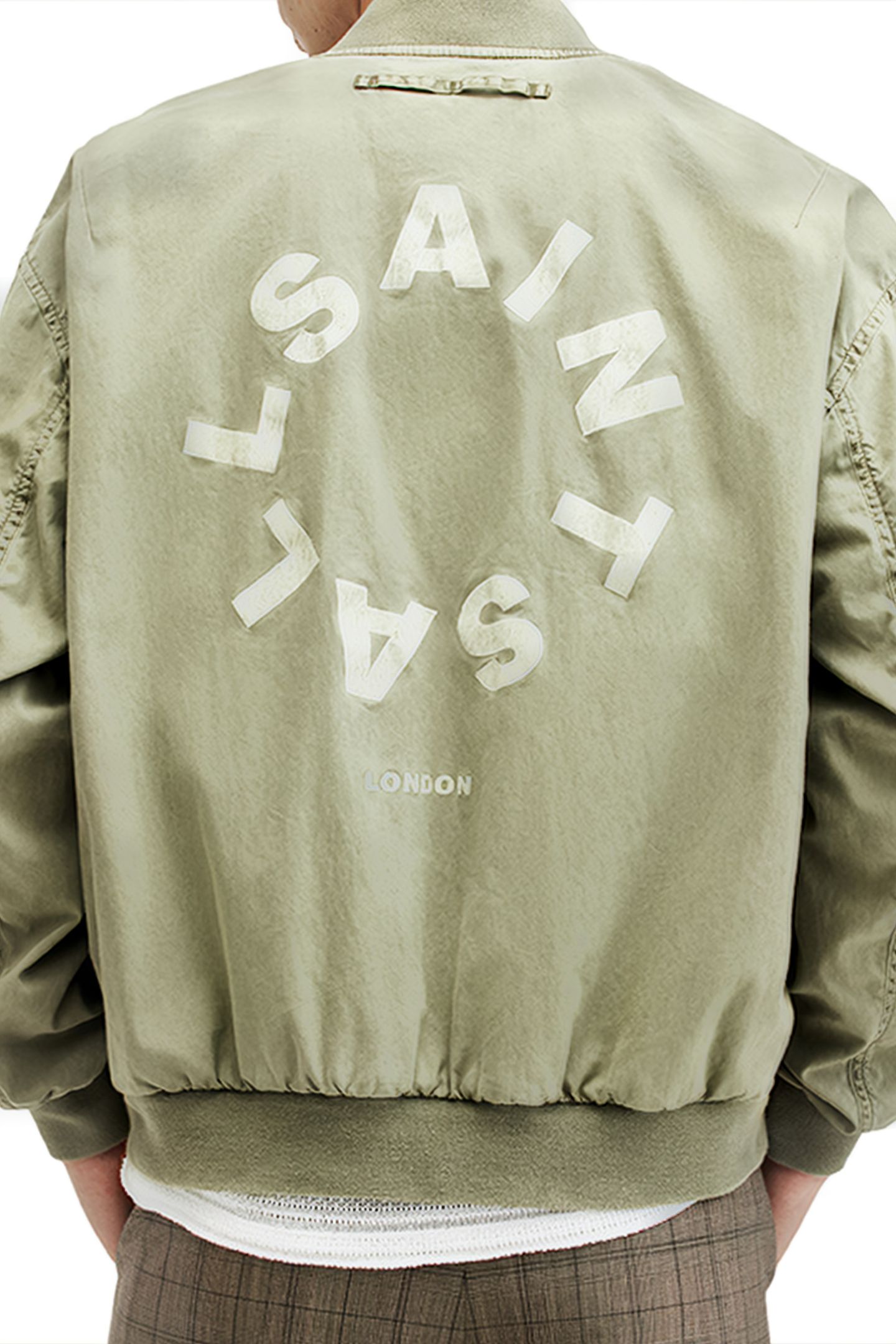 TIERRA FADED BOMBER HERB GREEN 6