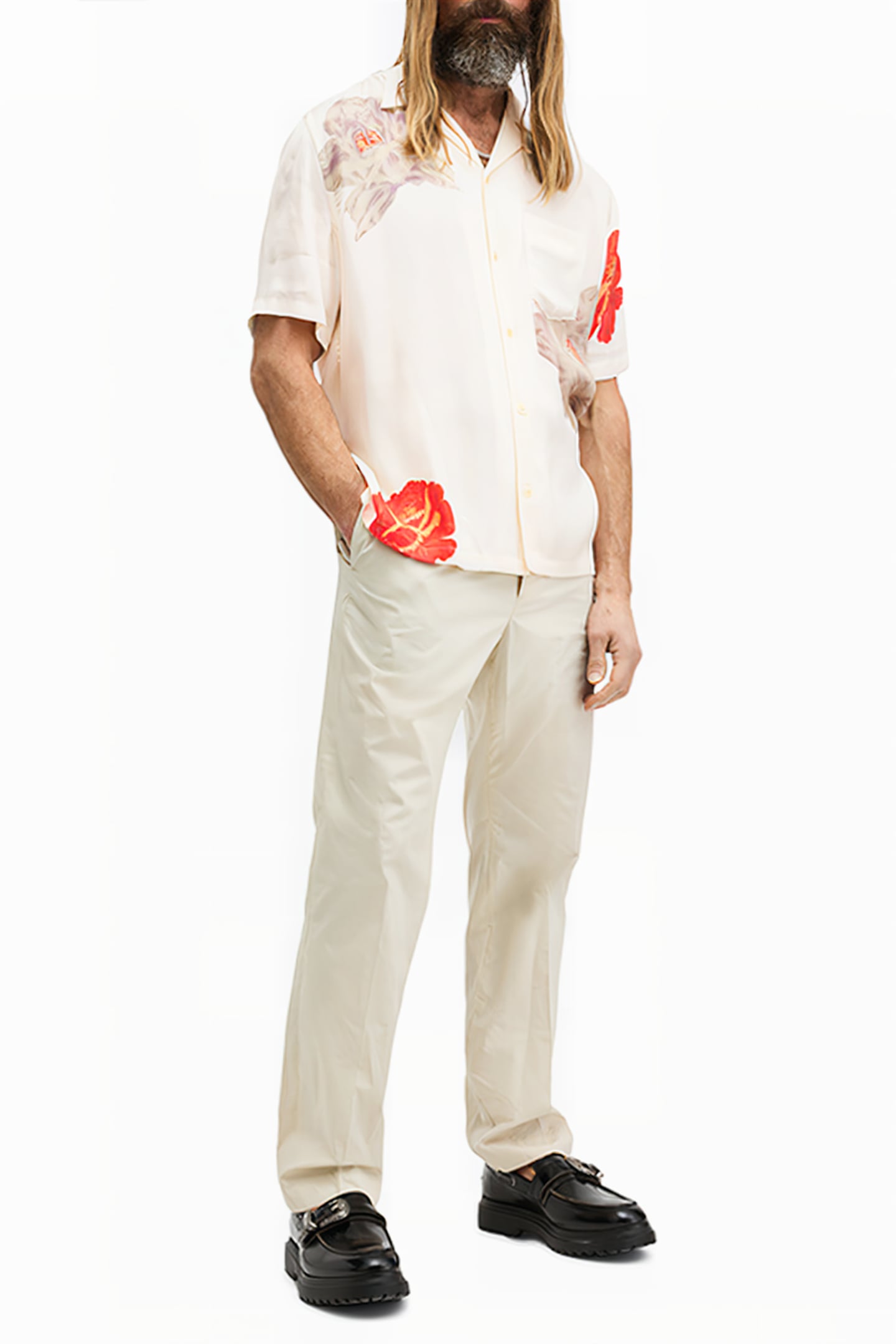 ROZE SS SHIRT ECRU WHITE 5