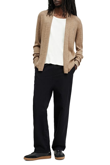 MODE MERINO OPEN CAR FAWN BROWN MARL 3