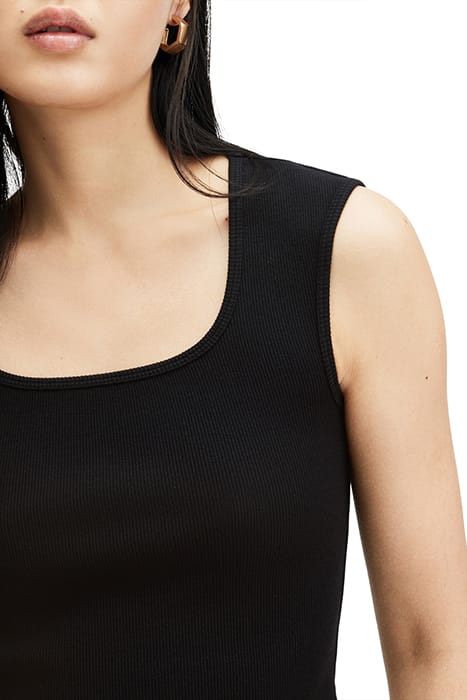 TAMIE RIB TANK BLACK 6