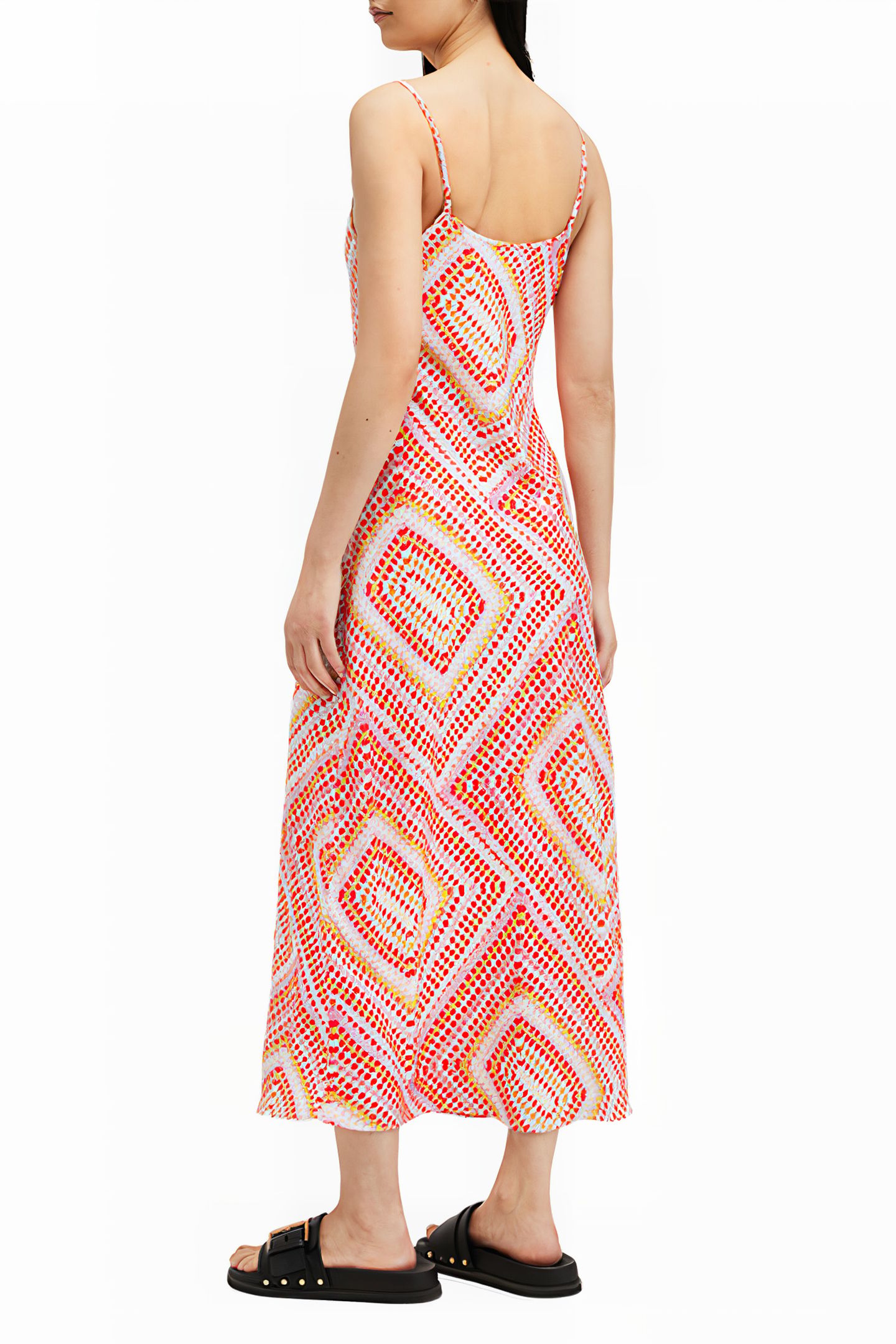 BRYONY LUISA DRESS BLOOD ORANGE 2