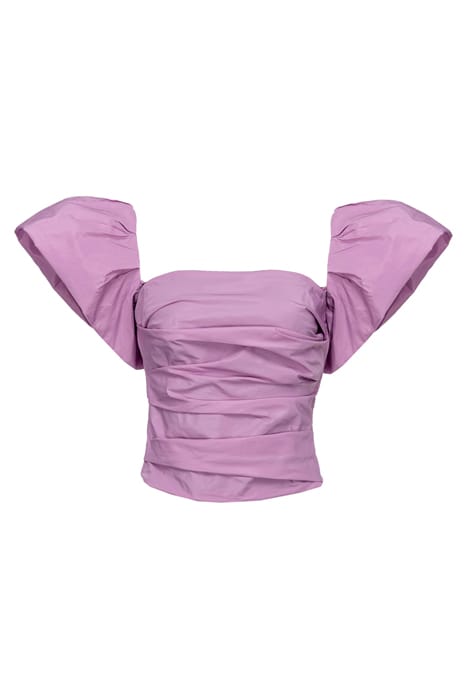 DEBRA TOP TAFFETA ORCHID 1
