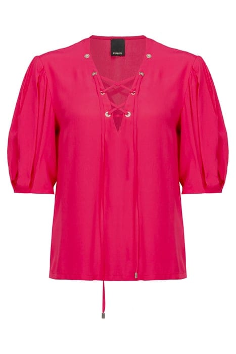 BENIGNO BLUSA CREPE DE CHINE COSY FUCHSIA 1