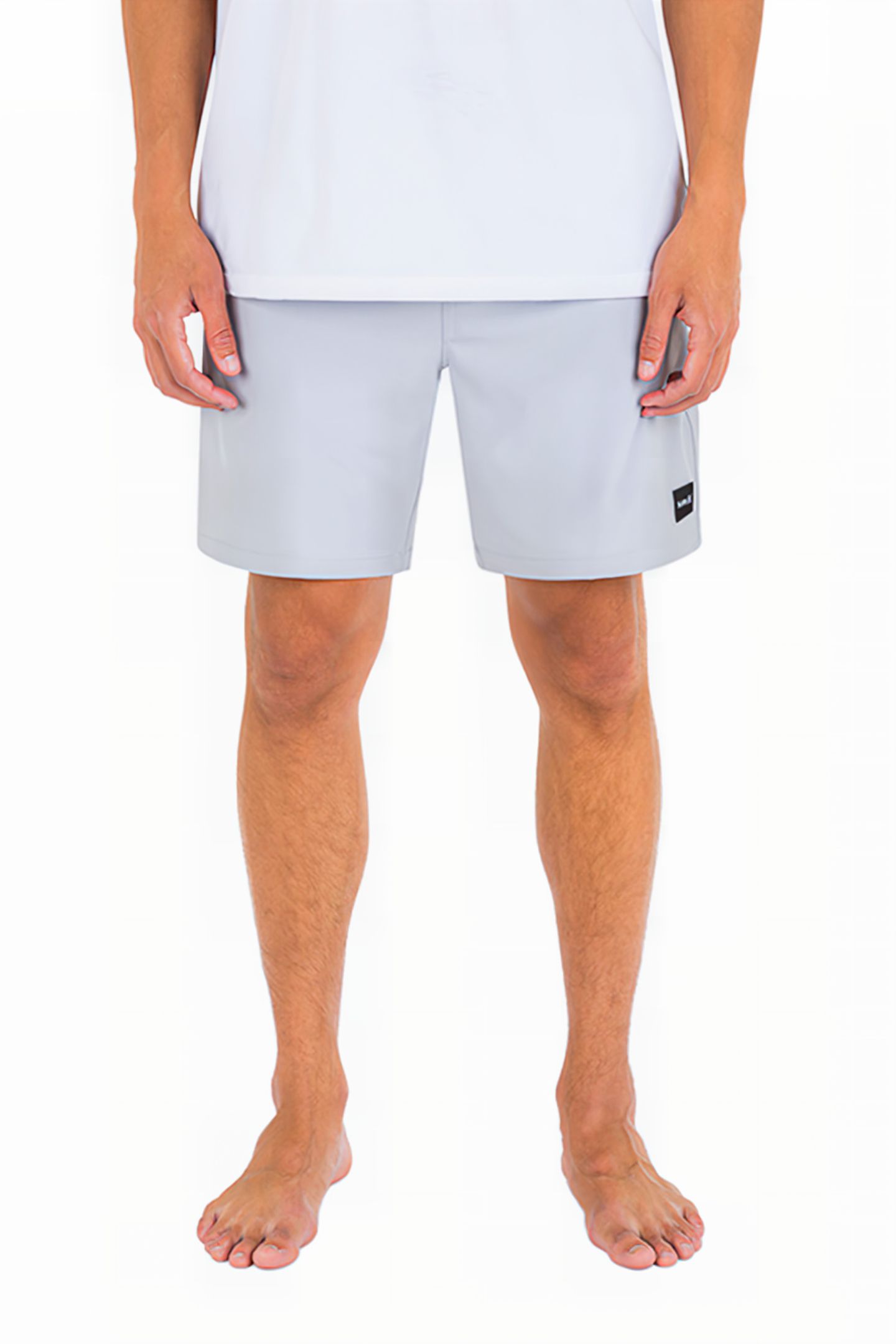 PHANTOM ZUMA II VOLLEY 18 SHORTS LIGHT STONE GREY 1