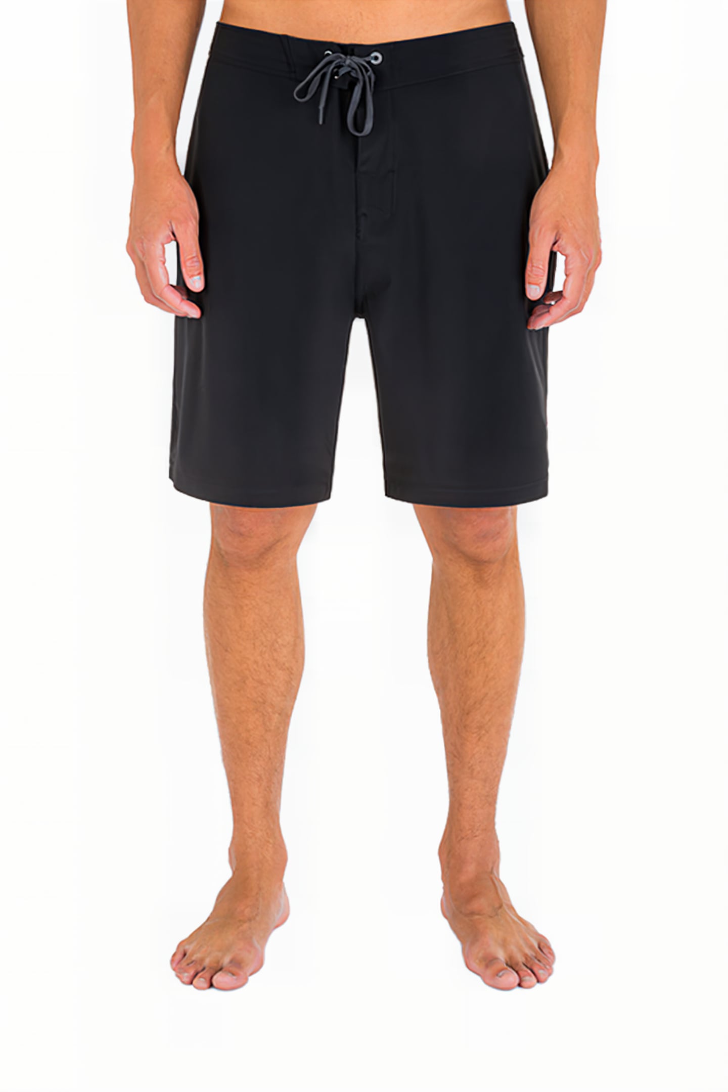 ONE AND ONLY SOLID 20 BOARDSHORT BLACK 1