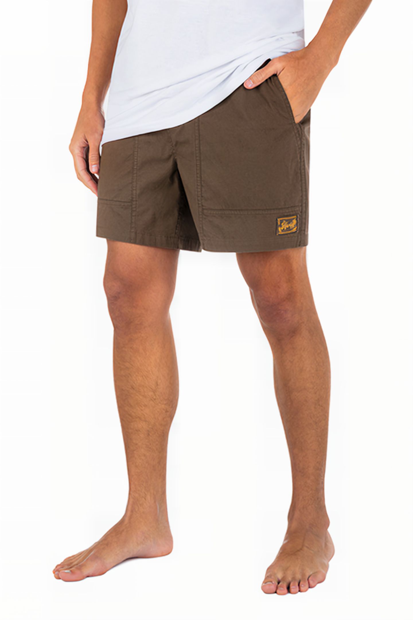 BAJA SLUB VOLLEY 17" SHORTS ULTRA TAN 5