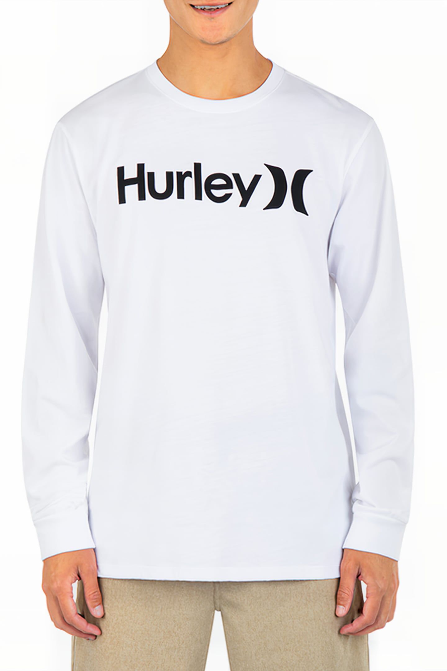 EVD ONE AND ONLY SOLID LONG SLEEVE WHITE 1