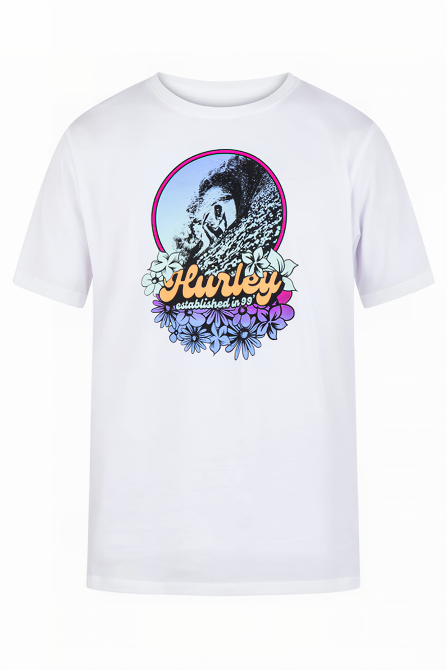 EVD POSTERED UP SHORT SLEEVE WHITE 3