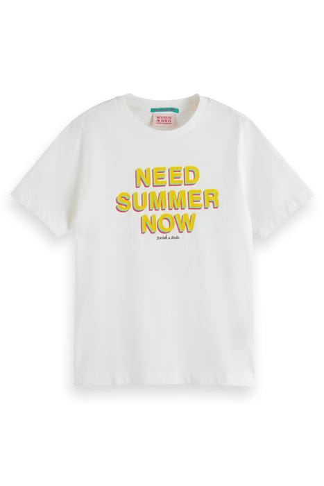 RELAXED-FIT T-SHIRT OFF WHITE 1