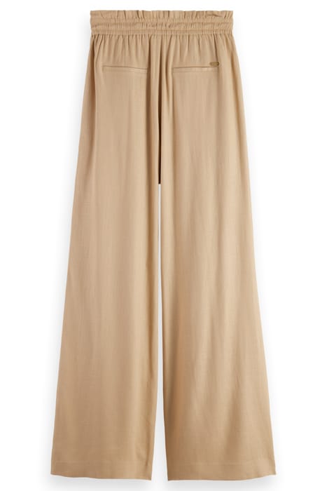 LINEN PULL-ON PANT MOCCA 5