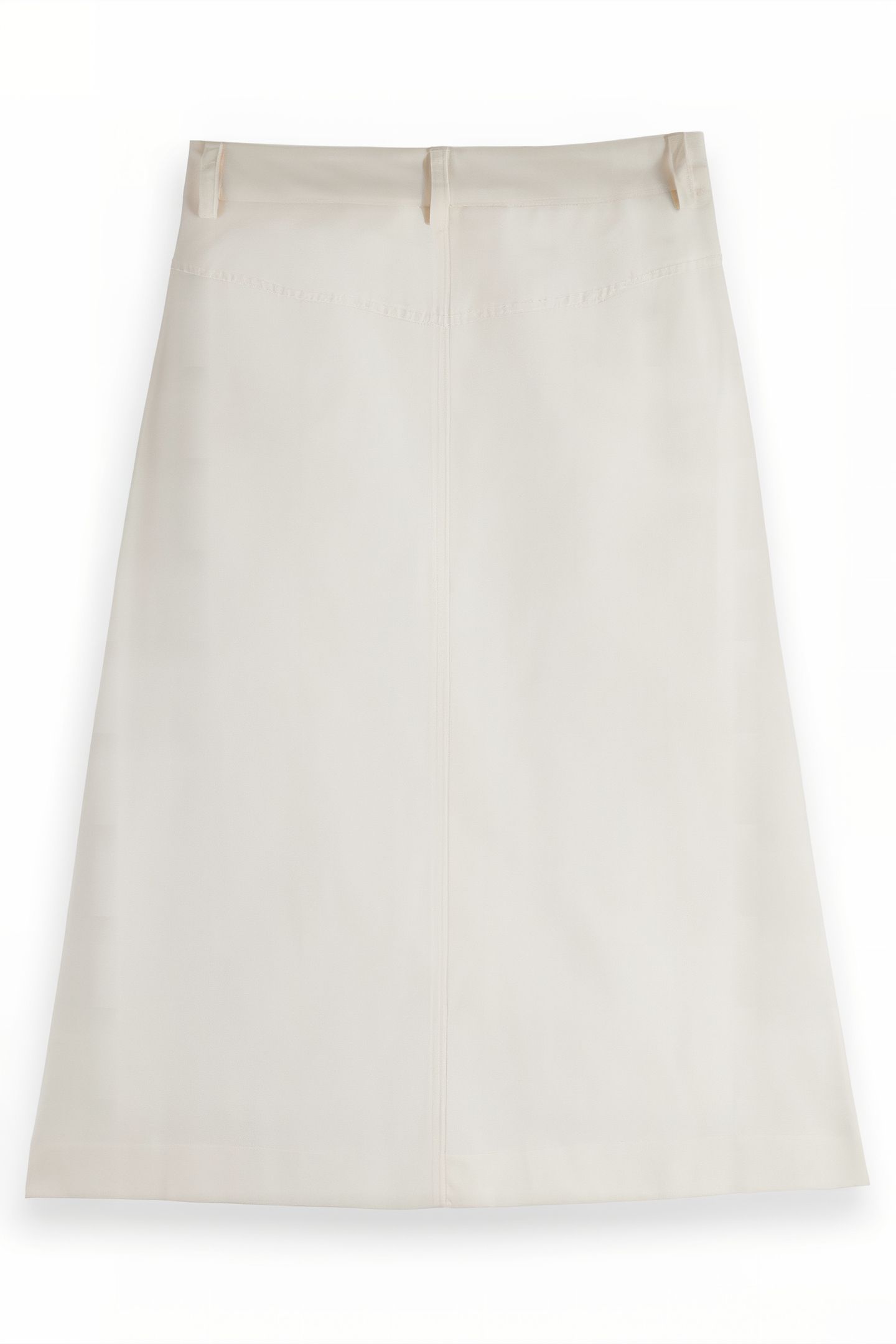 WRAP FRONT MIDI SKIRT SOFT ICE 2