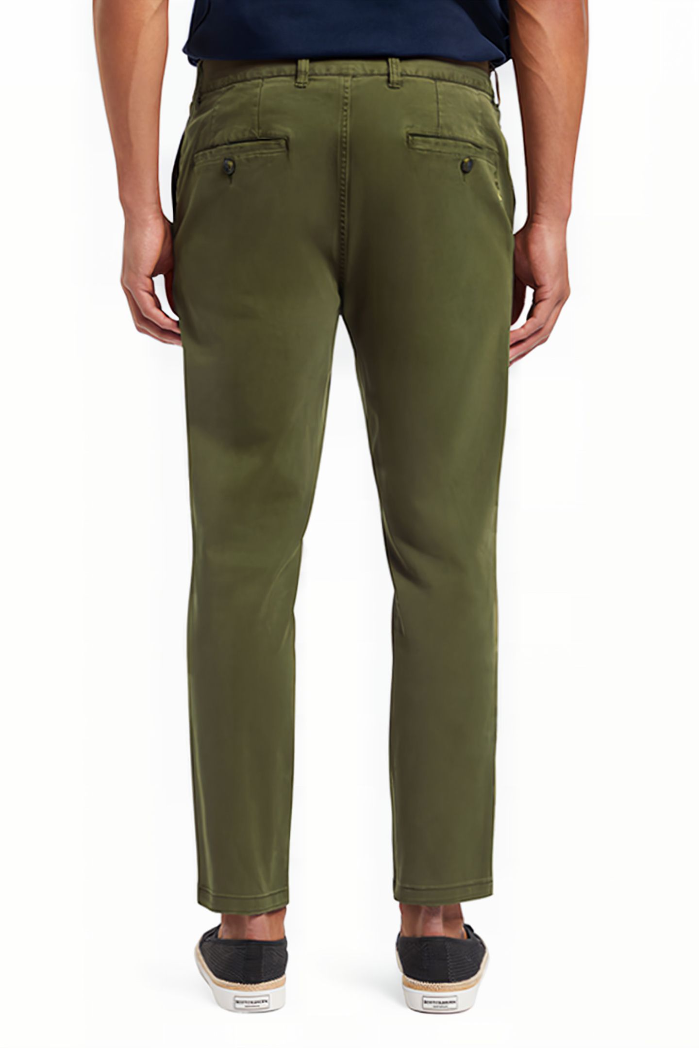 DRIFT - STRETCH TWILL CHINO ALGAE 2