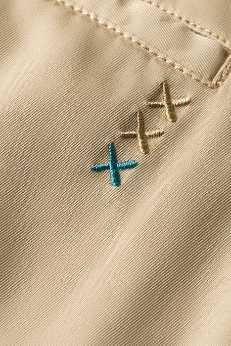 STUART - COTTON-BLEND TWILL SH SEASTONE 8