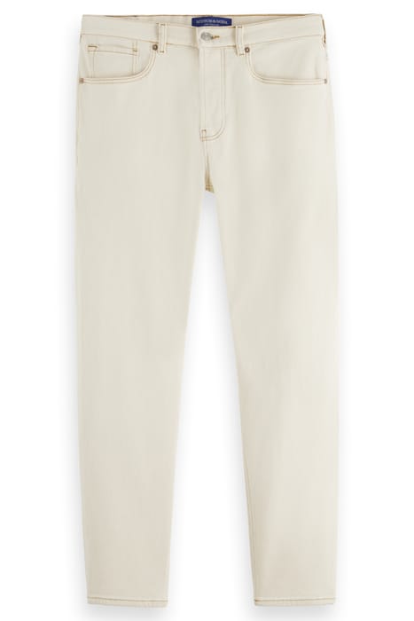 THE DROP REGULAR TAPER JEANS WHITEWASH 4