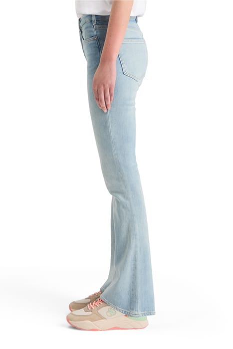 THE CHARM HIGH RISE CLASSIC FLARED JEANS — ALL OR NOTHING AL 6