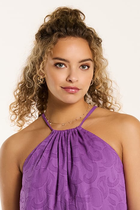 MEDELLIN DRESS PURPLE GROOVY STRUCTURE 6
