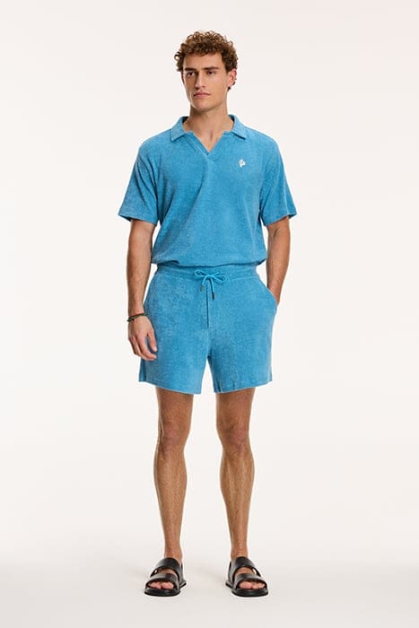 EVAN TOWELING SHORTS CANADIAN BLUE 3