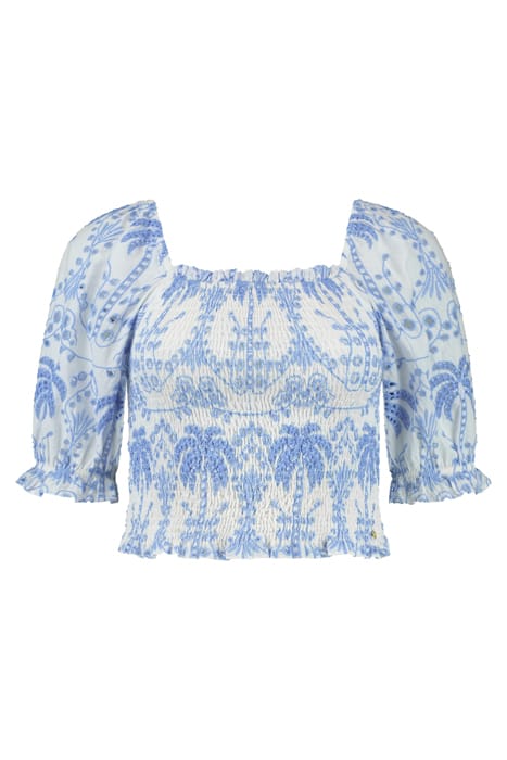 ILSA TOP OPEN PALM EMBRO PALM BRODERIE OFF WHITE 5