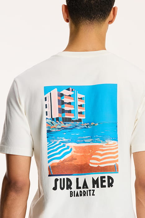 SUR LA MER T-SHIRT JET STREAM WHITE 8