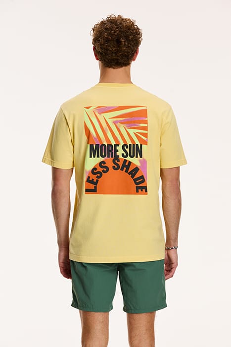 MORE SUN LESS SHADE T-SHIRT SPRING YELLOW 2
