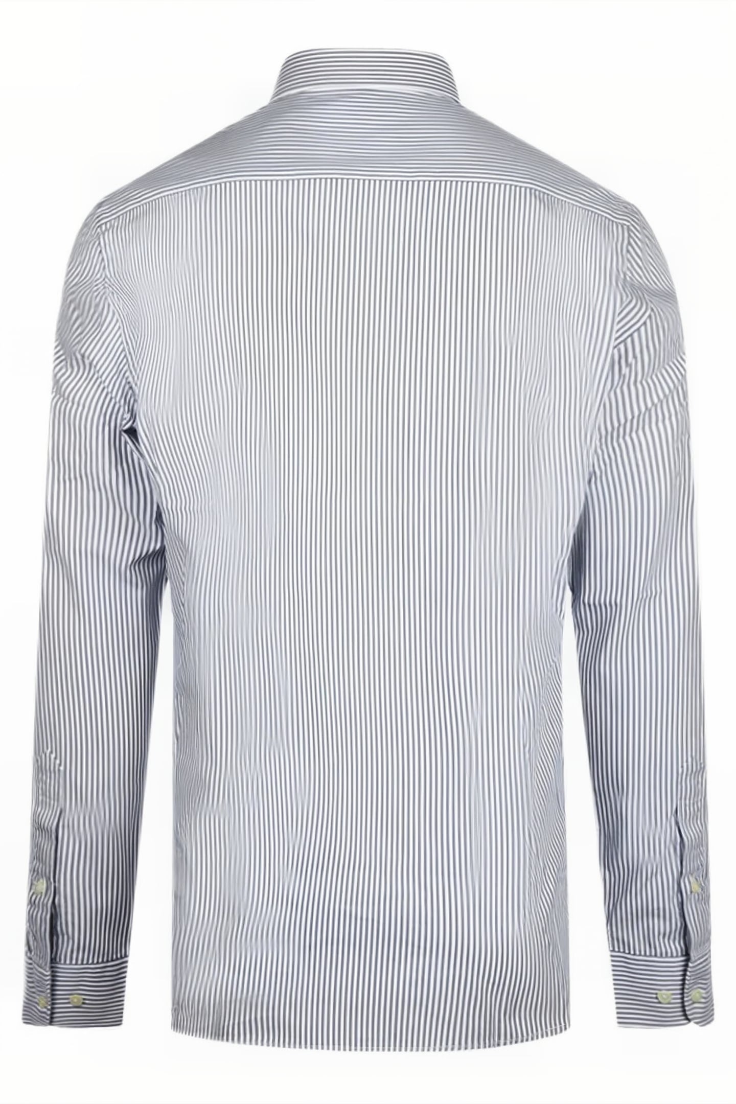 STRIPED POPLIN SHIRT FADED BLUE 2