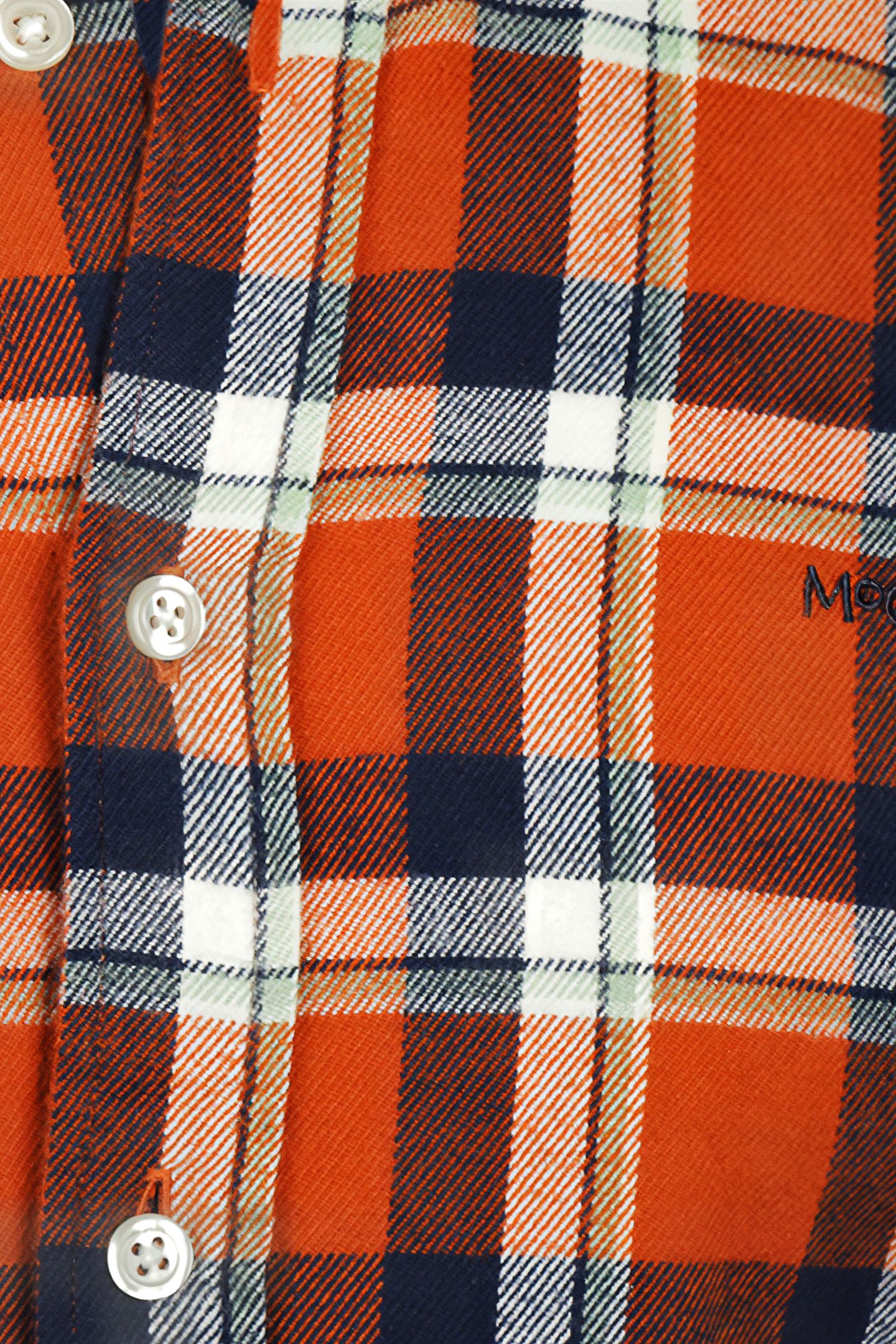 BIG FLANNEL Y/D CHECK SHIRT WINTER ORANGE 5