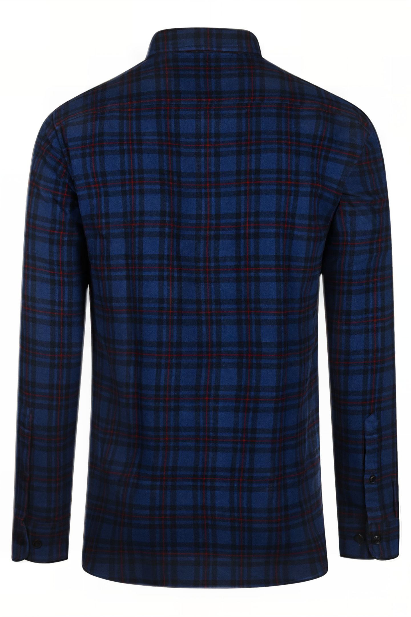 MCG TARTAN OVERSHIRT NAVY 2